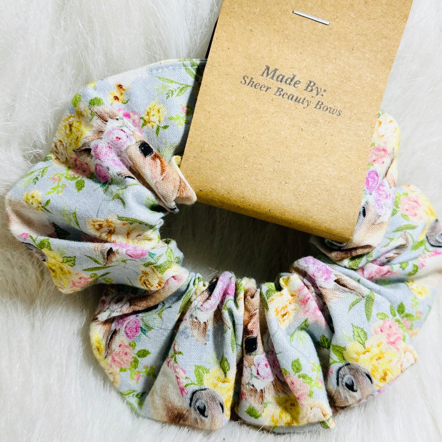 Floral Scrunchies
