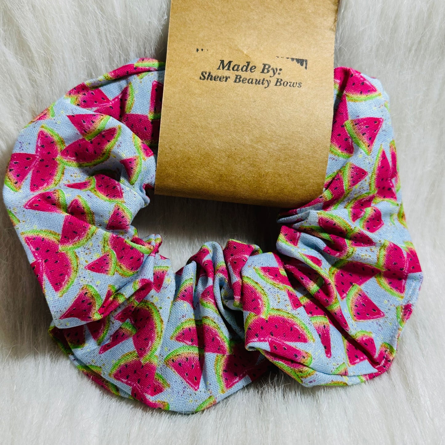 Food & Drink Cotton Scrunchie