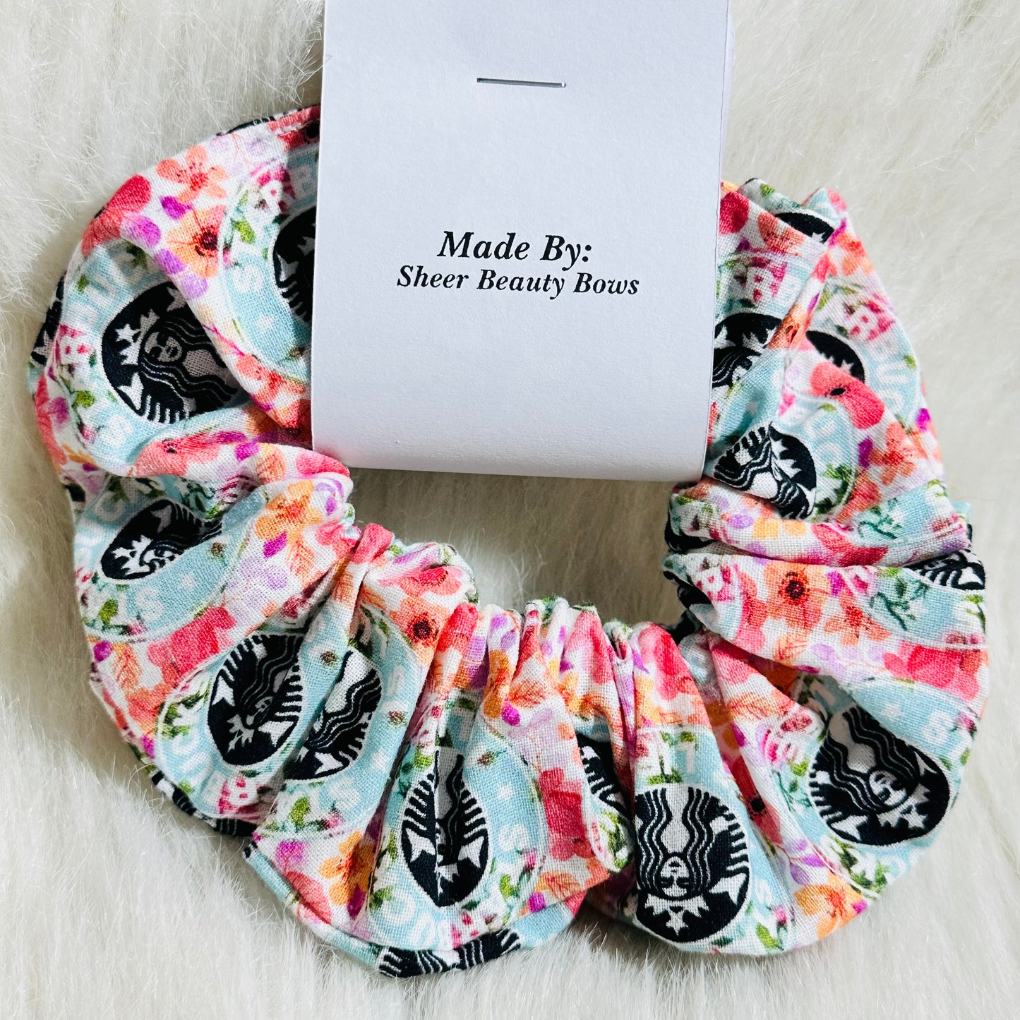 Food & Drink Cotton Scrunchie
