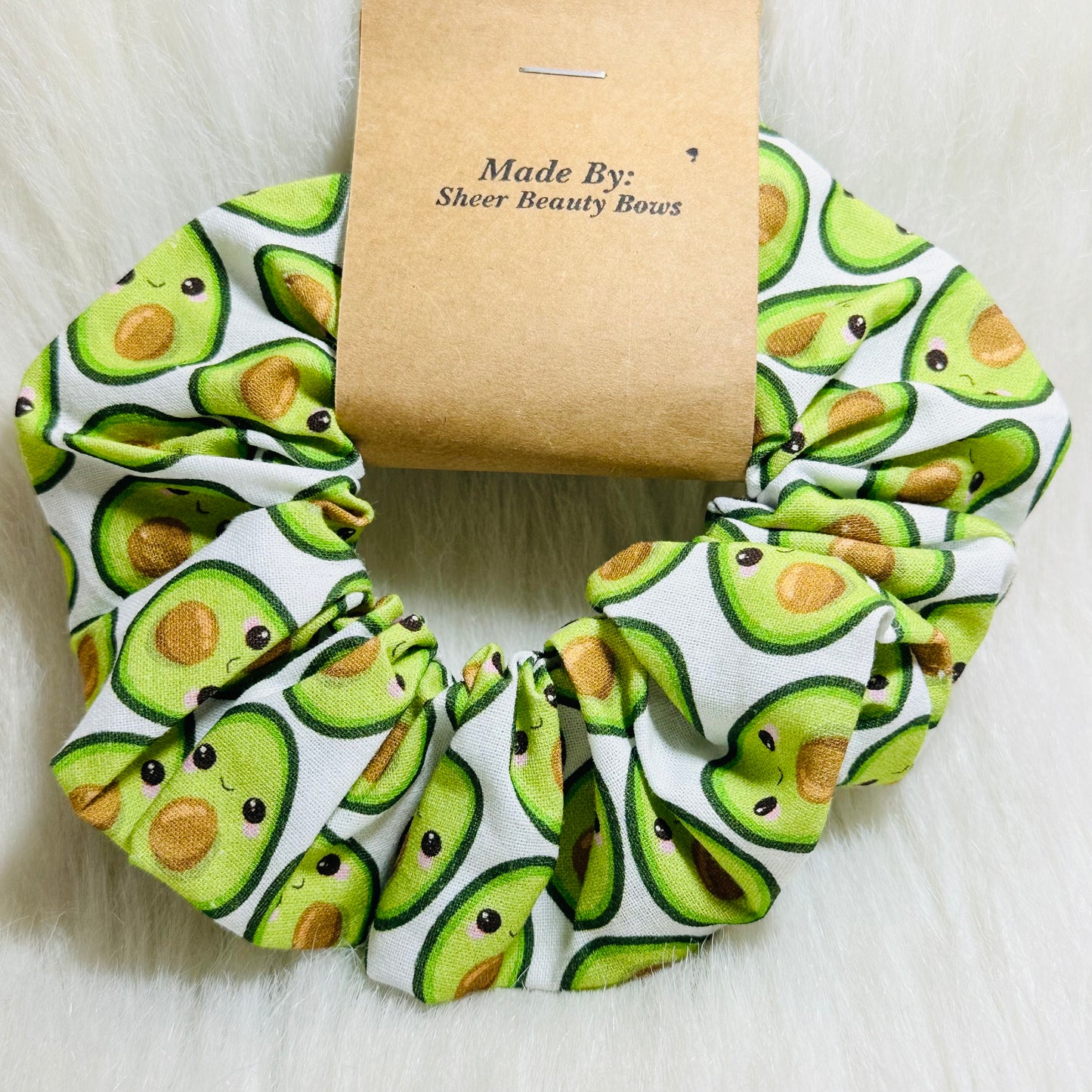 Food & Drink Cotton Scrunchie