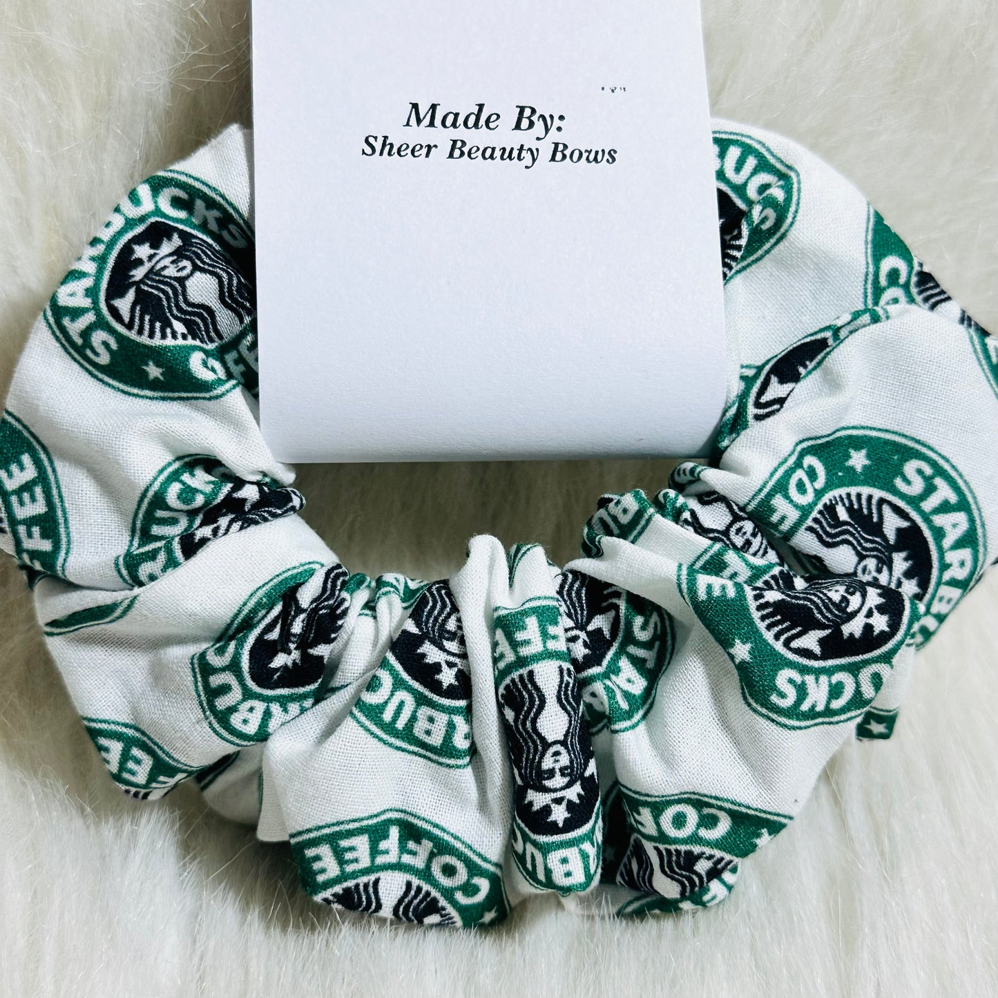 Food & Drink Cotton Scrunchie
